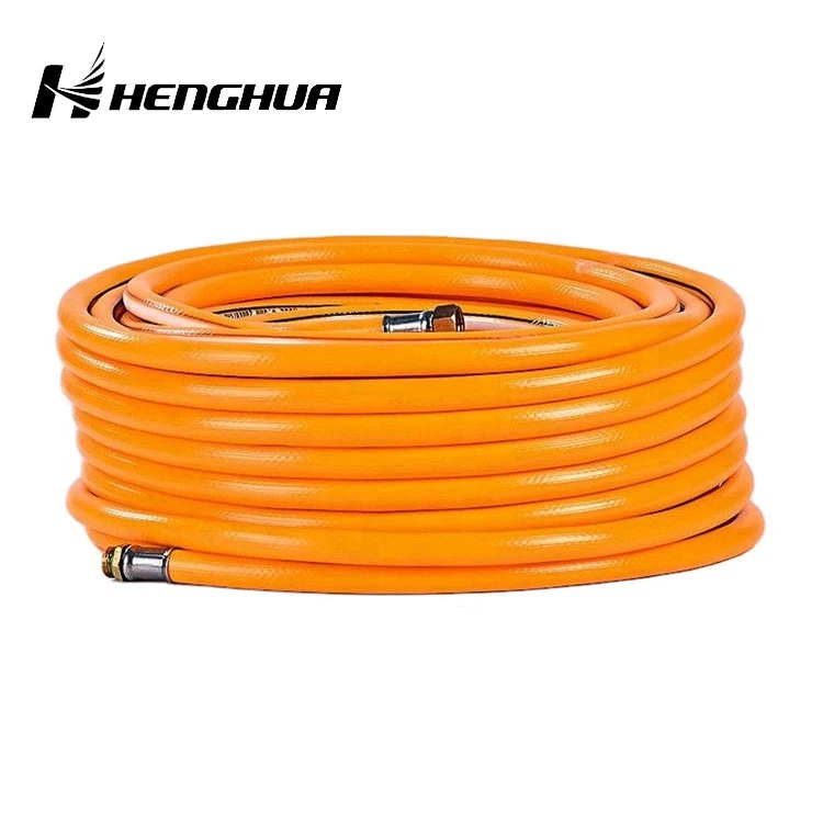 Good Quality 1 Inch Flex Continental Reinforced Air Line Pressure Orange Roofing Air Hose Hoses for Sale
