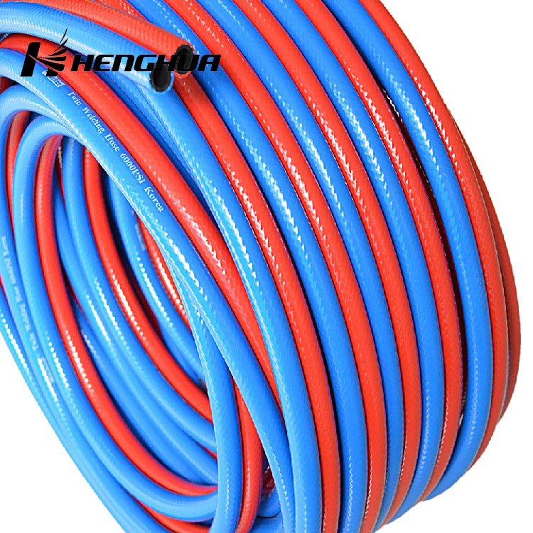 Low Price Flexible PVC Blue High Pressure Oxygen Hose with Connectors